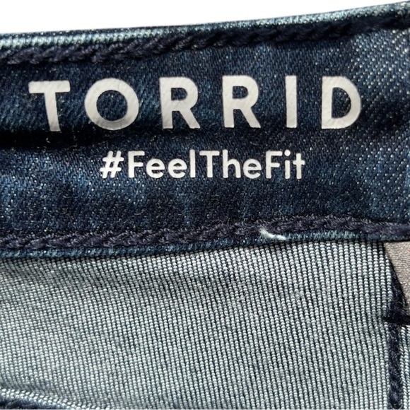 🌻NEW w.tags TORRID MidFit Skinny Super Soft High-Rise Jean Size 18Tall - Picture 7 of 13